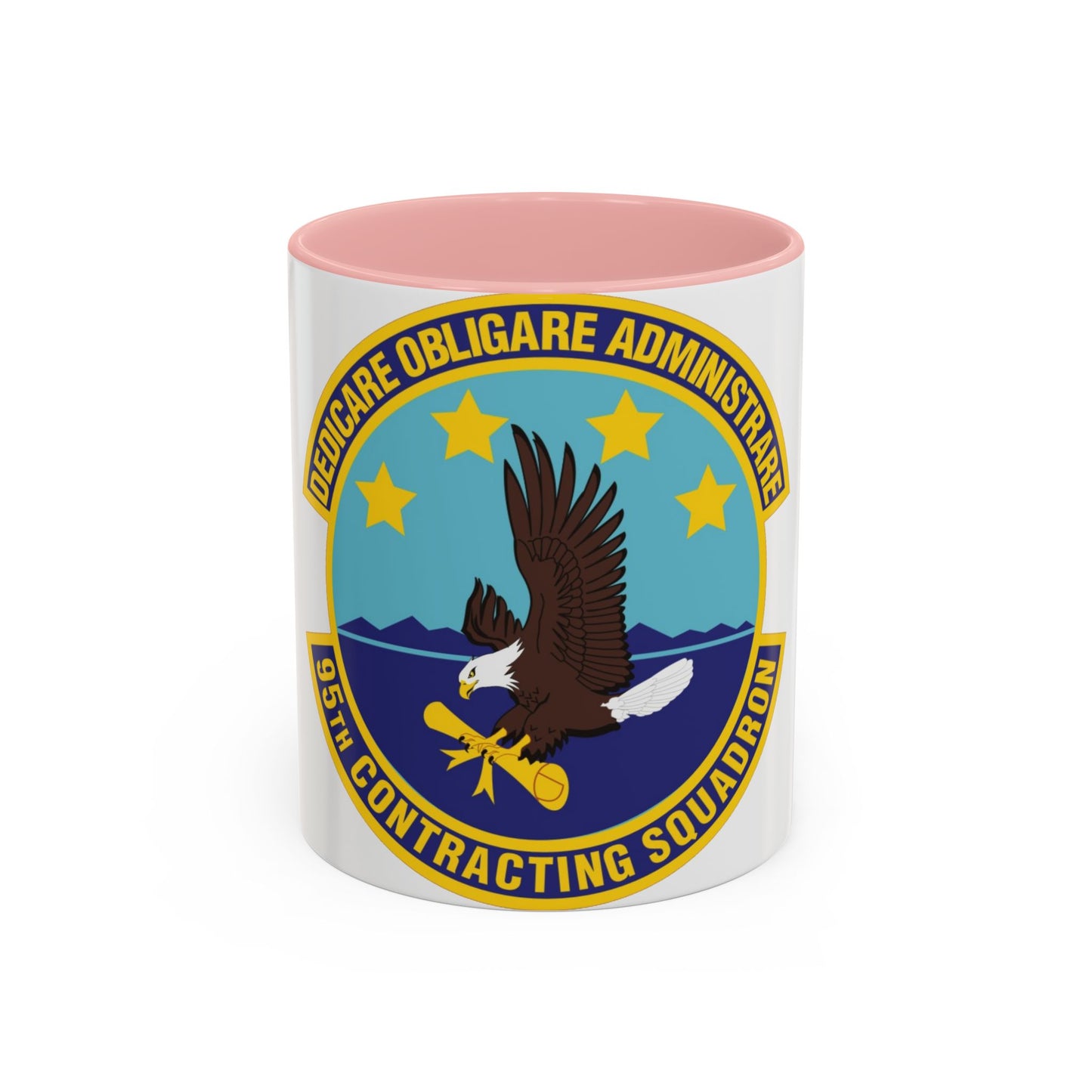 95th Contracting Squadron (U.S. Air Force) Accent Coffee Mug