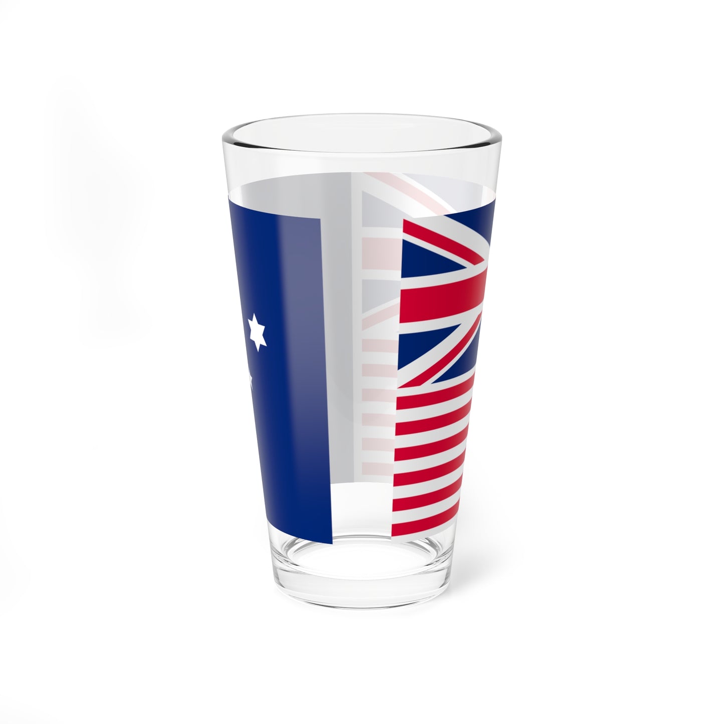 Melbourne Evening Herald flag blue (Australia) Pint Glass 16oz