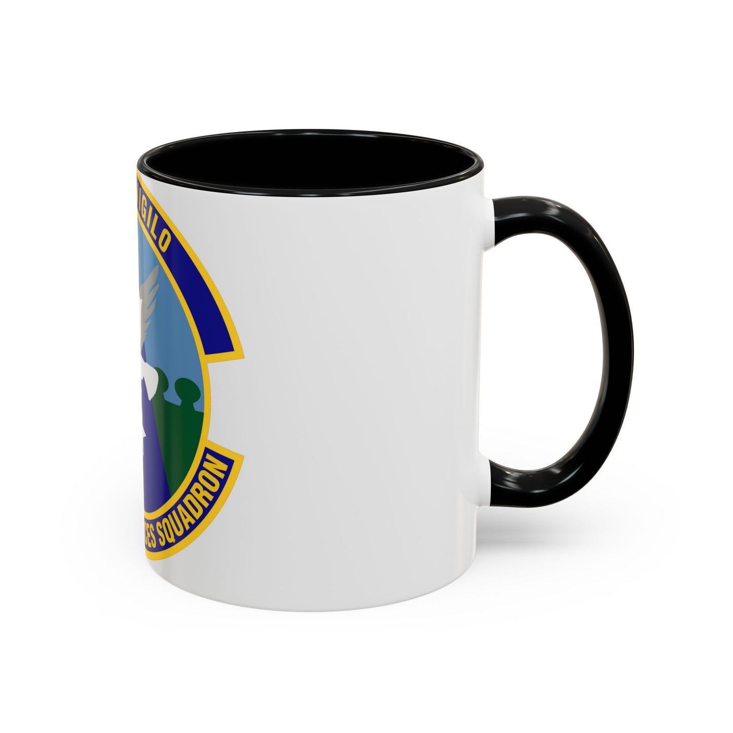 87 Security Forces Squadron AMC (U.S. Air Force) Accent Coffee Mug