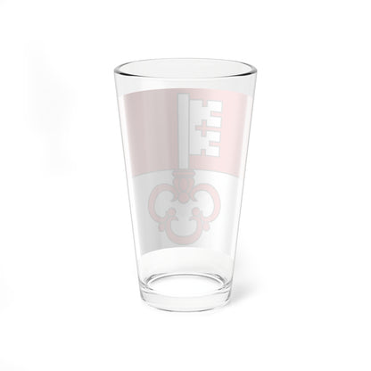 Flag of Canton of Obwalden (Switzerland) Pint Glass 16oz