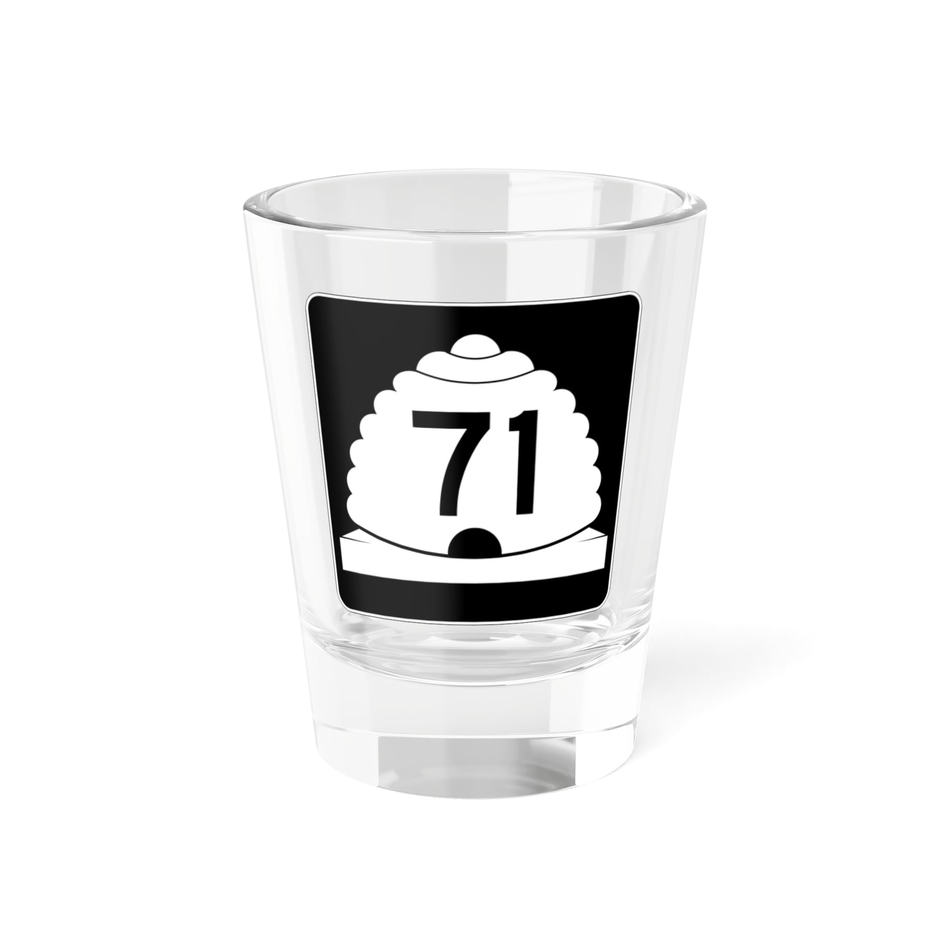 Utah SR 71 (Utah) (Road Sign) Shot Glass 1.5oz-1.5oz-Go Mug Yourself