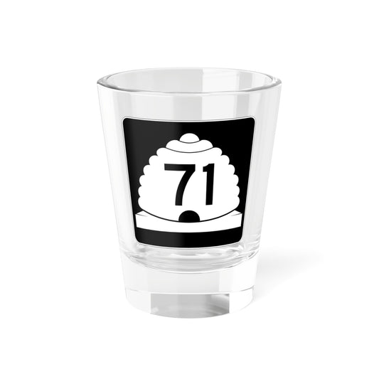 Utah SR 71 (Utah) (Road Sign) Shot Glass 1.5oz-1.5oz-Go Mug Yourself