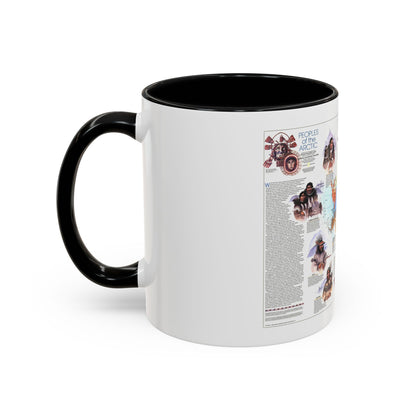 Arctic - Peoples of the (1983) (Map) Accent Coffee Mug