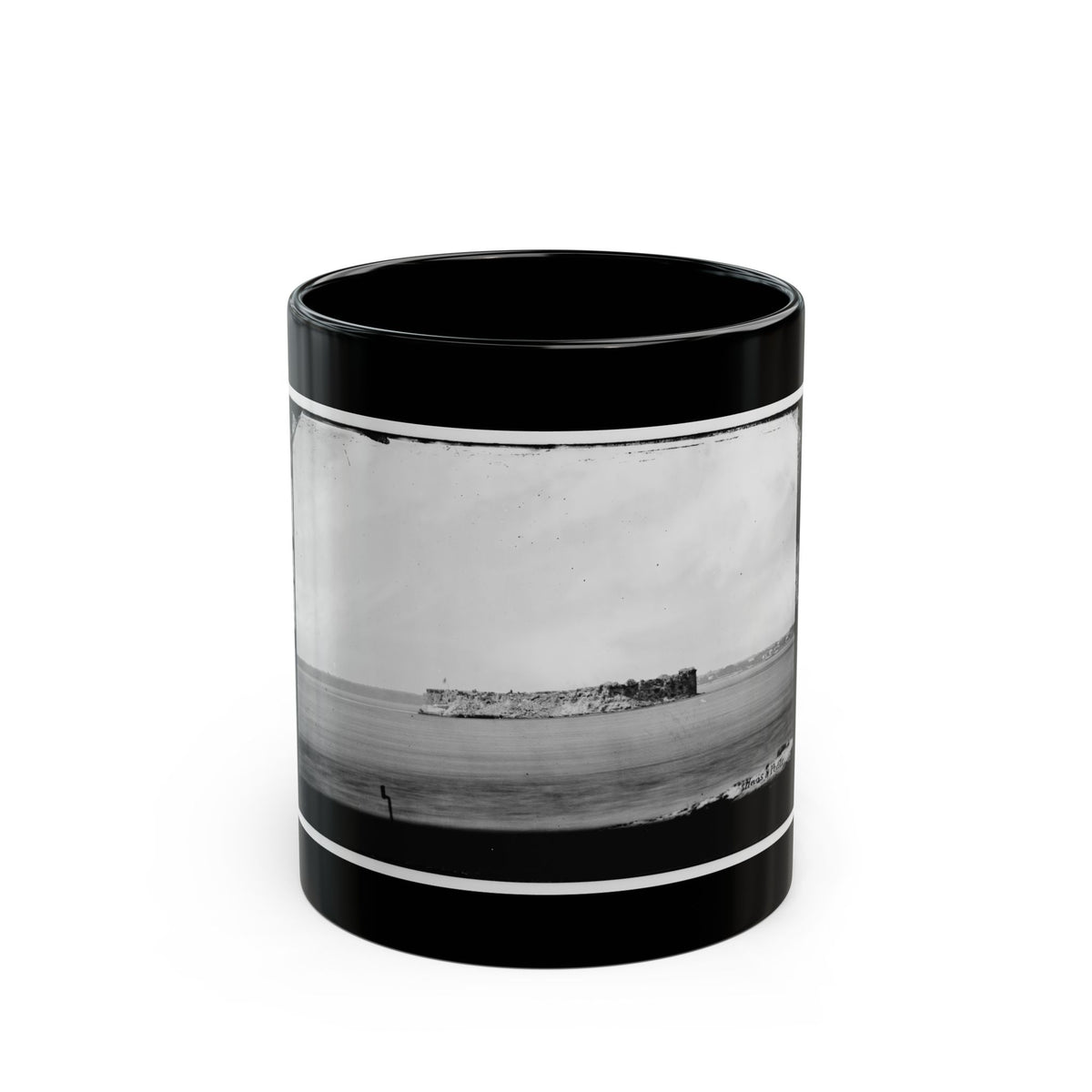 Fort Sumter 001 (U.S. Civil War) Black Coffee Mug