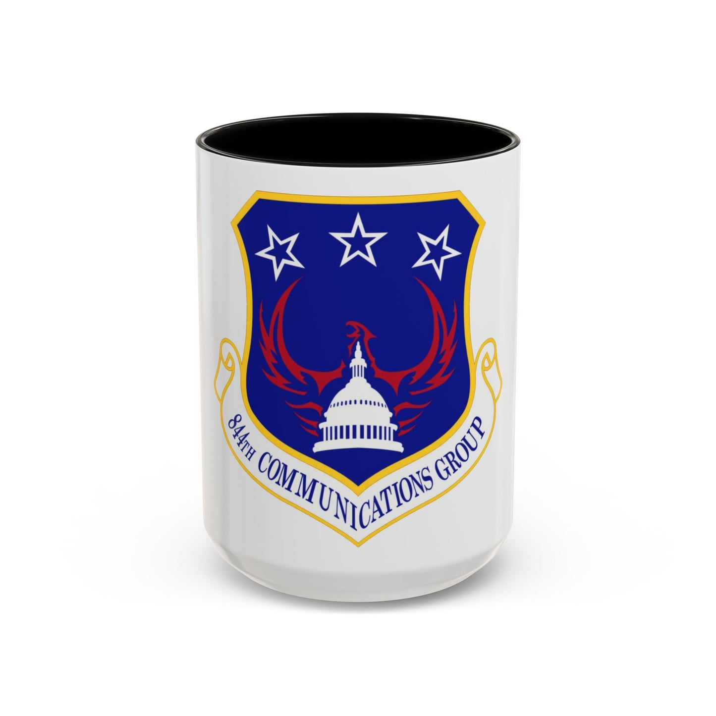 844th Communications Group (U.S. Air Force) Accent Coffee Mug
