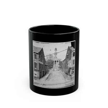 Petersburg, Va. Courthouse (U.S. Civil War) Black Coffee Mug