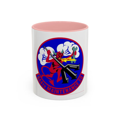 944 Maintenance Squadron AFRC (U.S. Air Force) Accent Coffee Mug