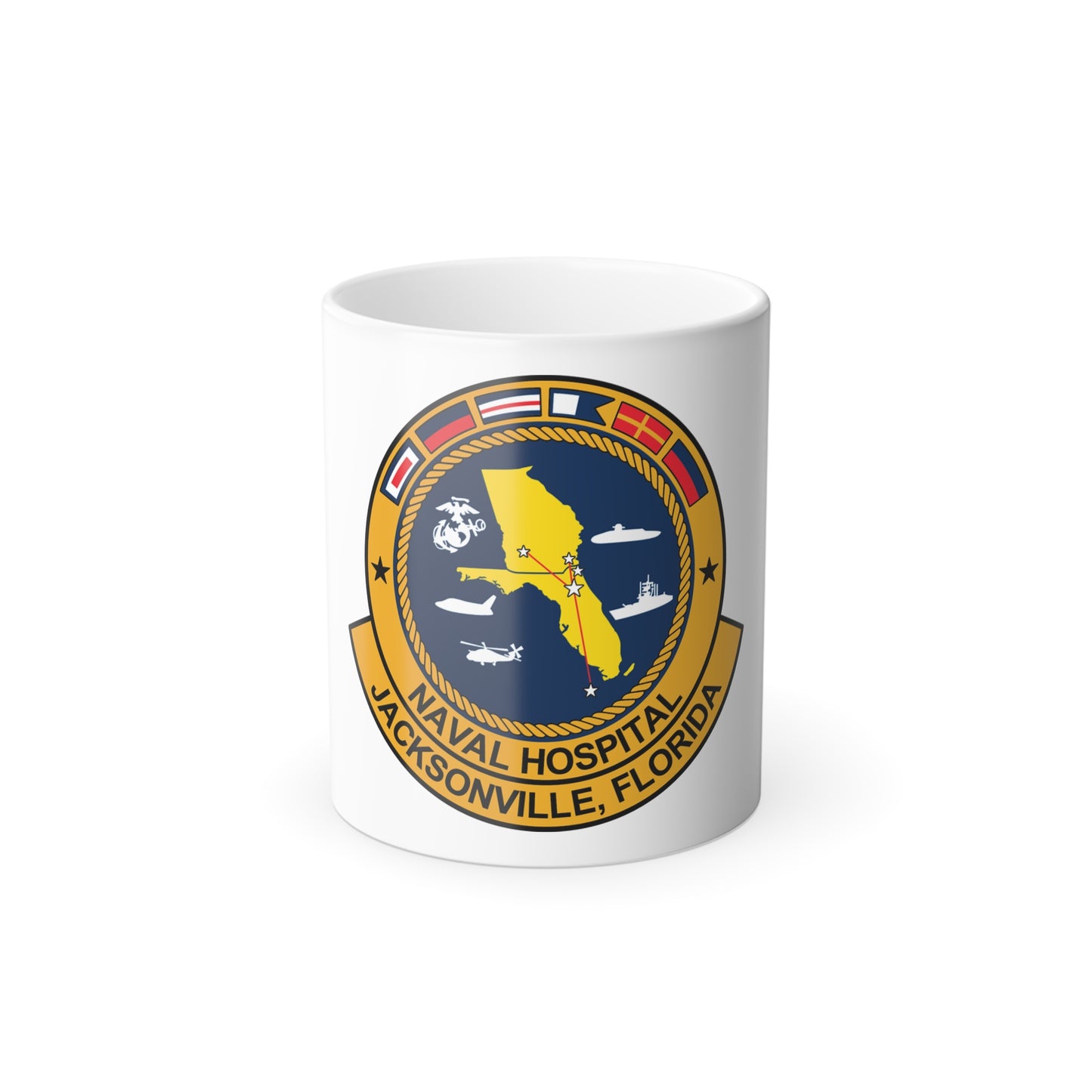 Naval Hospital Jacksonville (U.S. Navy) Color Changing Mug 11oz