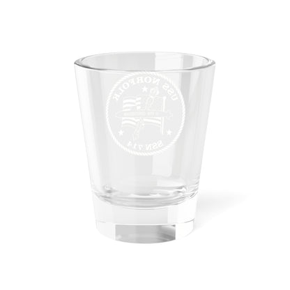 USS Norfolk SSN 714 (U.S. Navy) Shot Glass 1.5oz