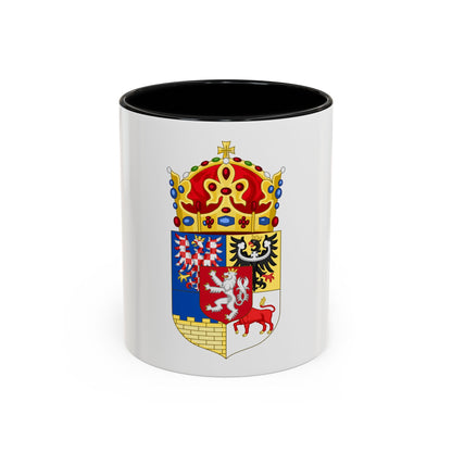 Coat of arms of Bohemian Crown - Accent Coffee Mug