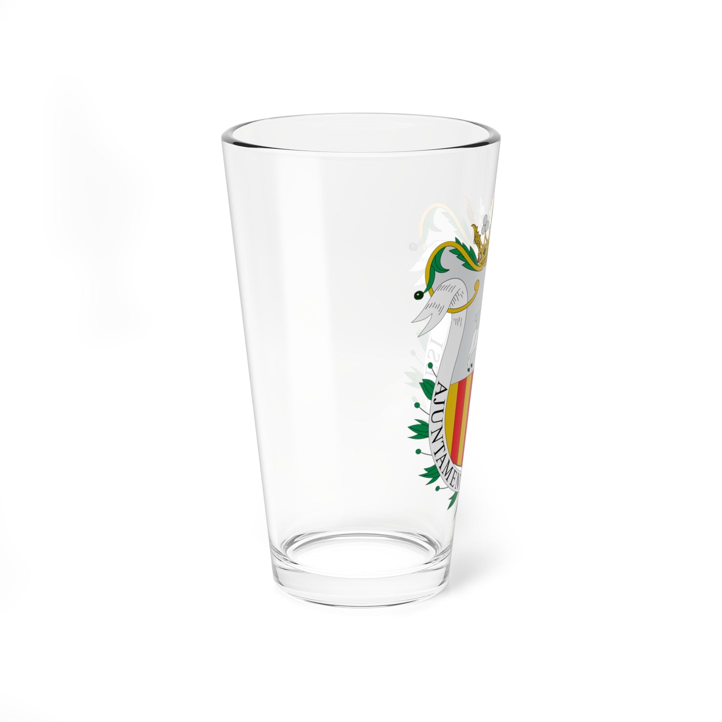 Escudo de Algemesi-Valencia (Spain) (Coat of Arms) Pint Glass 16oz