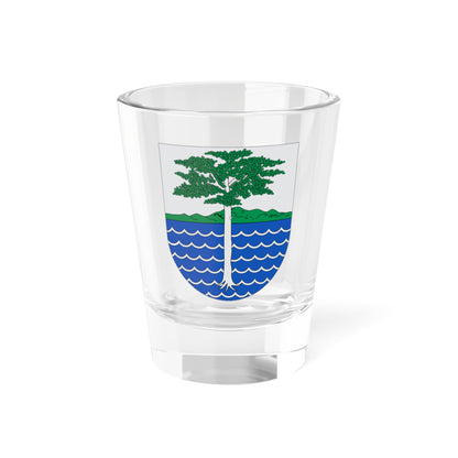 Escudo de la Guinea Portuguesa y Española (Equatorial Guinea) (Coat of Arms) Shot Glass 1.5oz
