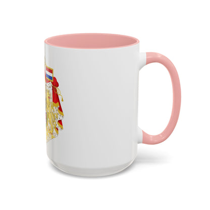 Greater coat of arms of the Grand Duke of Luxembourg (2000) - Accent Coffee Mug