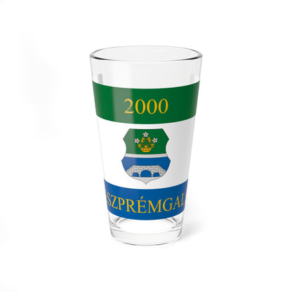 Flag of Veszpremgalsa (Hungary) Pint Glass 16oz