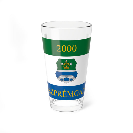 Flag of Veszpremgalsa (Hungary) Pint Glass 16oz