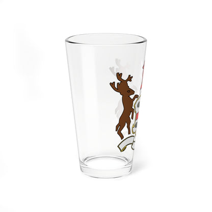 HudsonsBayCoatOfArms (United Kingdom) (Coat of Arms) Pint Glass 16oz