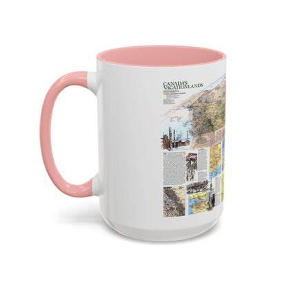Canada - Vacationlands (1985) (Map) Accent Coffee Mug
