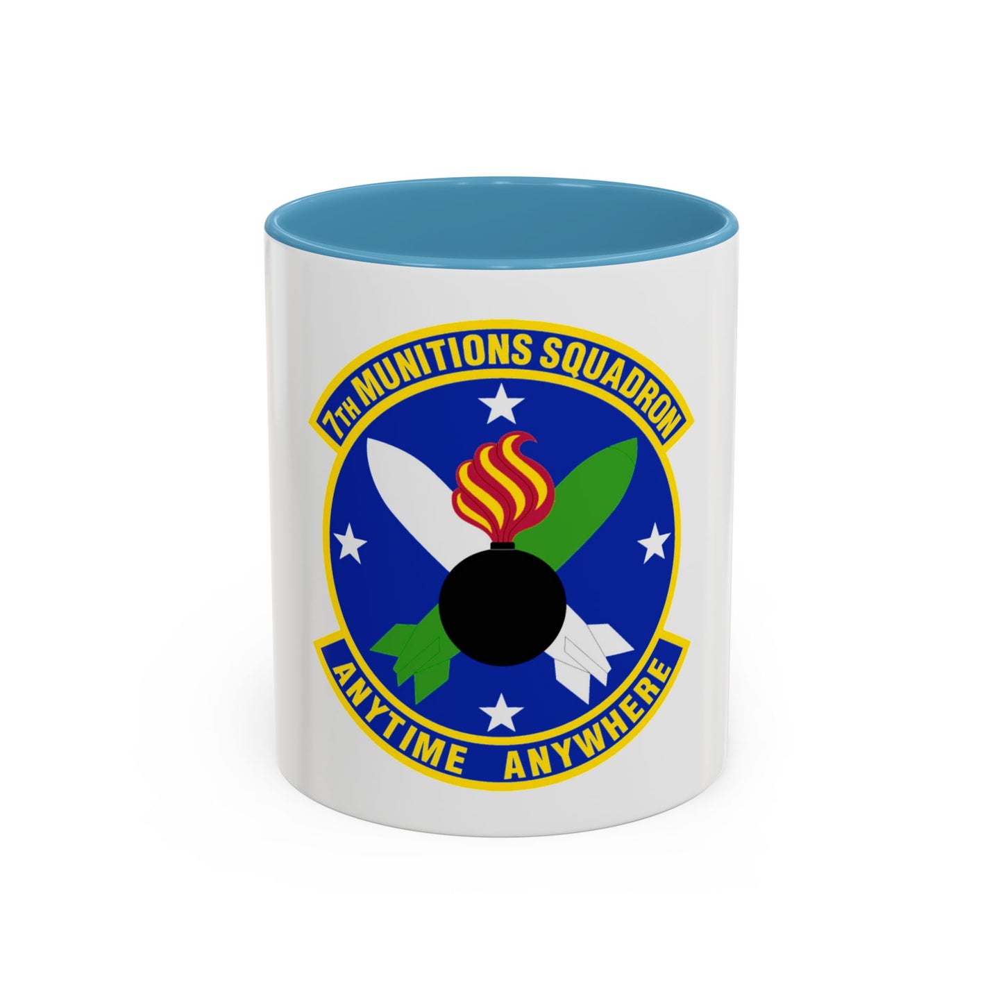 7 Munitions Squadron ACC (U.S. Air Force) Accent Coffee Mug