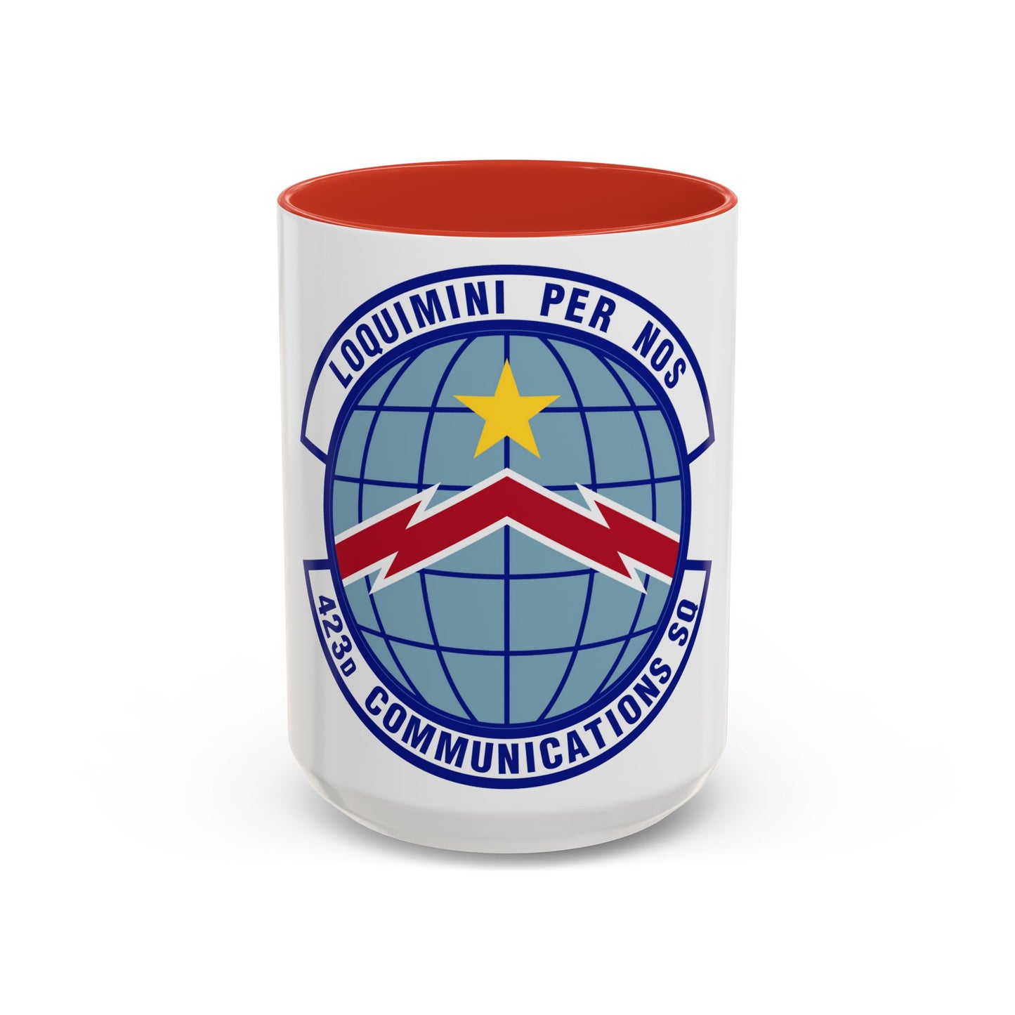 423d Communications Squadron (U.S. Air Force) Accent Coffee Mug