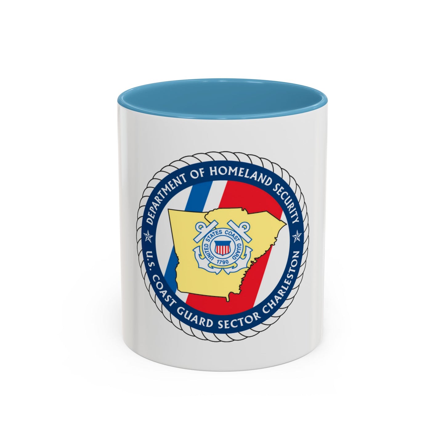 USCG Sector Charleston   DHS (U.S. Coast Guard) Accent Coffee Mug