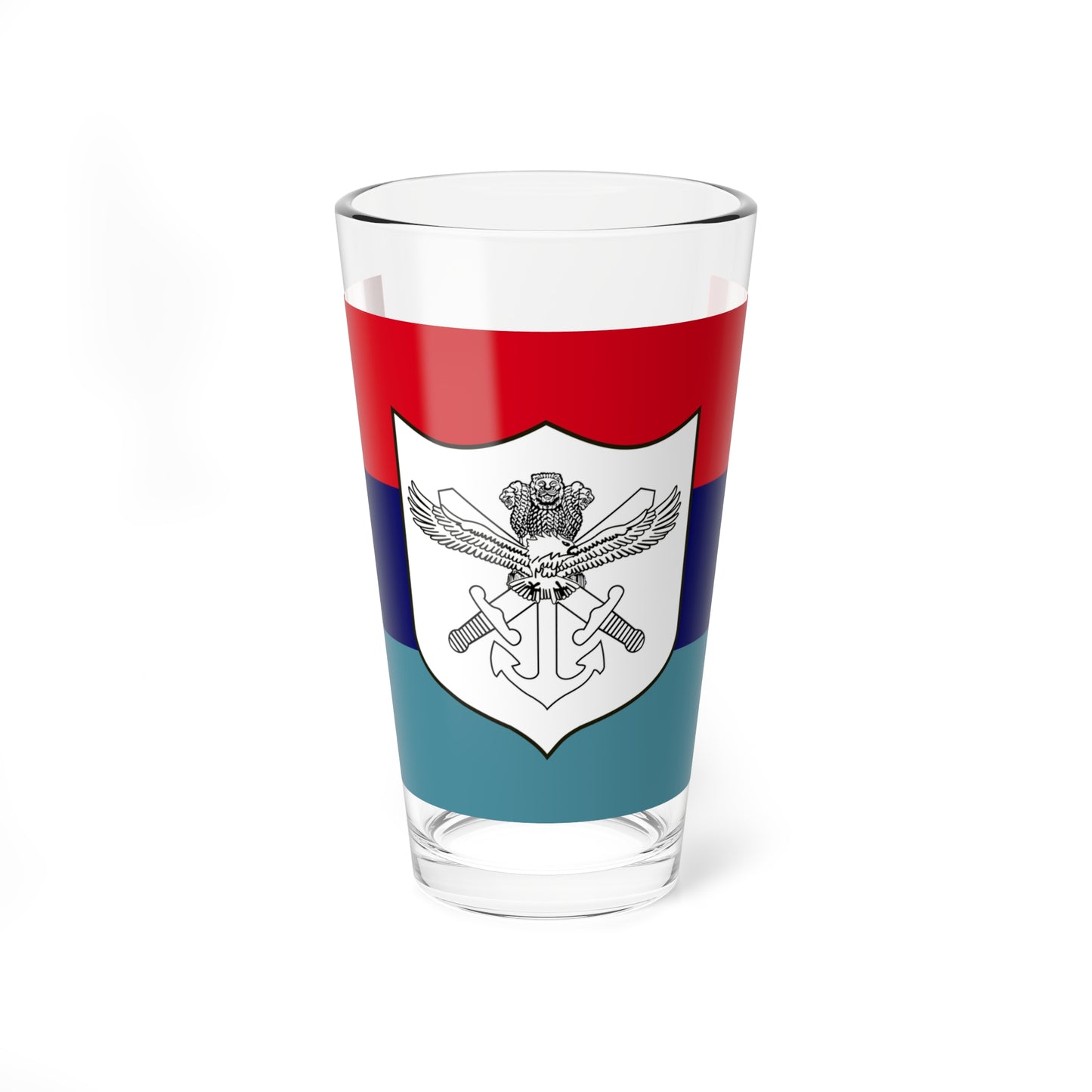 Flag of the Indian Armed Forces (India) Pint Glass 16oz