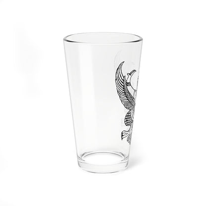 Thai government Garuda emblem Version 3 (Thailand) (Coat of Arms) Pint Glass 16oz