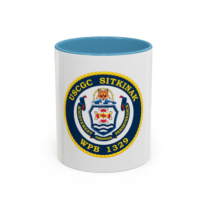 USCGC Sitkinak WPB 1329 (U.S. Coast Guard) Accent Coffee Mug