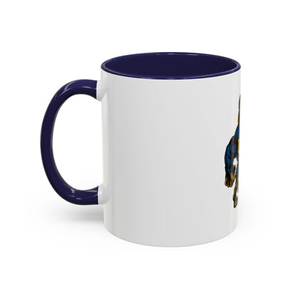 USCG Bear (U.S. Coast Guard) Accent Coffee Mug