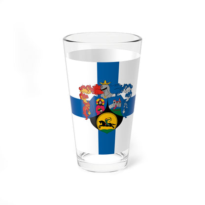 Flag of Kozarmisleny (Hungary) Pint Glass 16oz