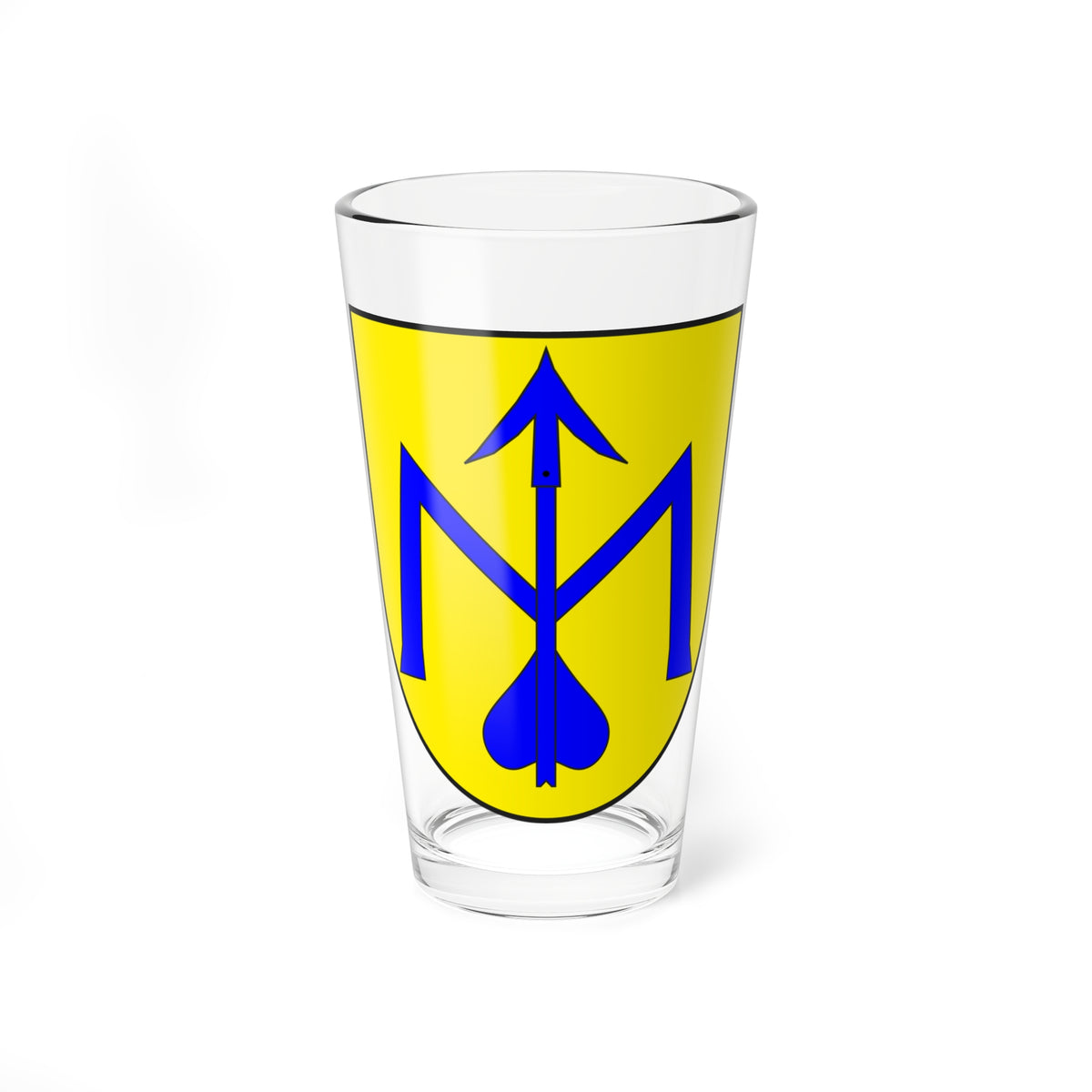 Maladers wappen (Switzerland) (Coat of Arms) Pint Glass 16oz
