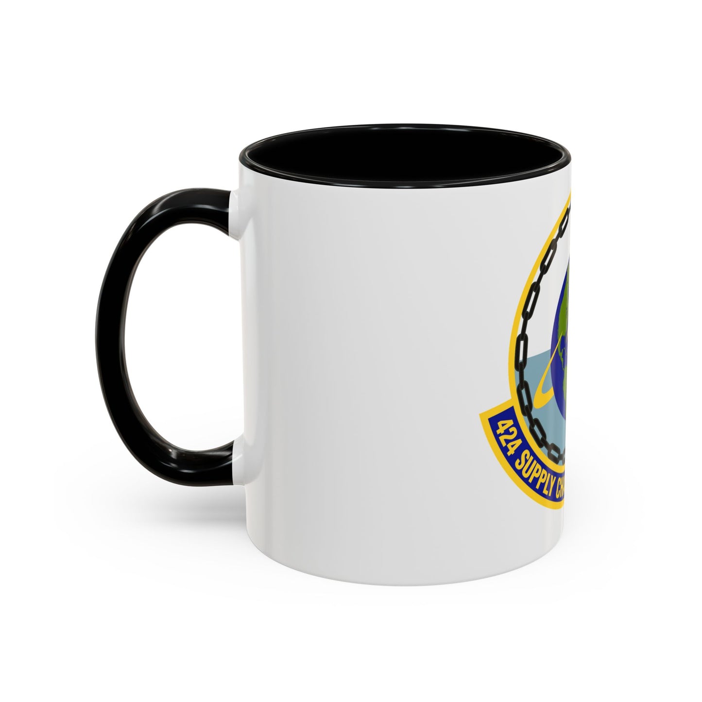 424th Supply Chain Management Squadron (U.S. Air Force) Accent Coffee Mug