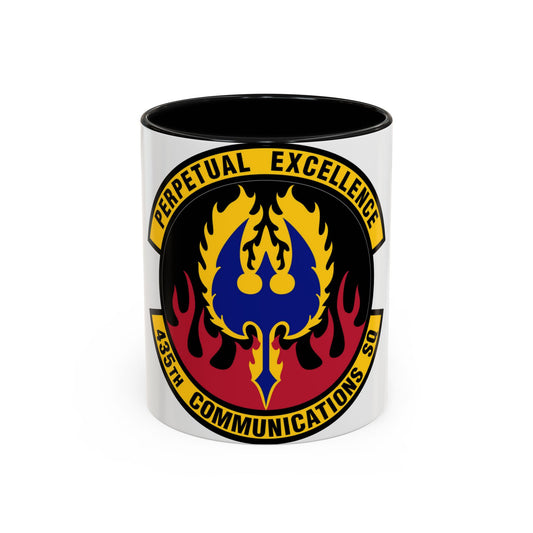 435th Communications Squadron (U.S. Air Force) Accent Coffee Mug