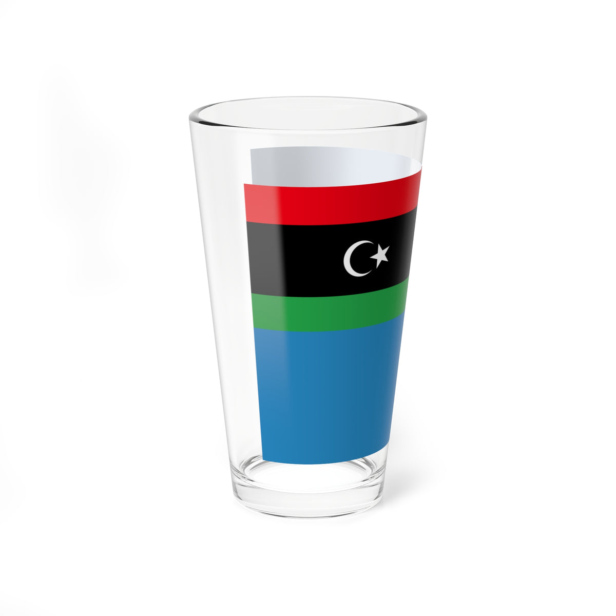 Naval Ensign of Libya (Libya) Pint Glass 16oz