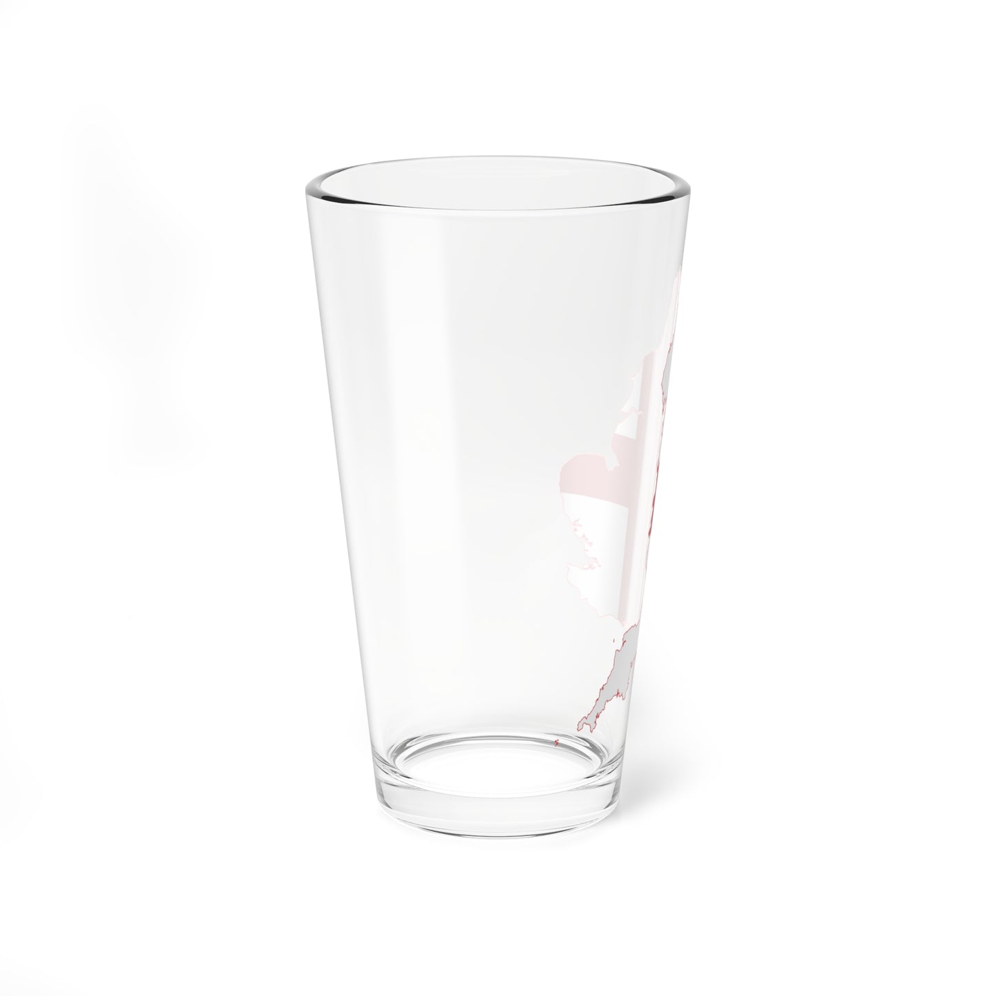 Flag map of England (England) Pint Glass 16oz
