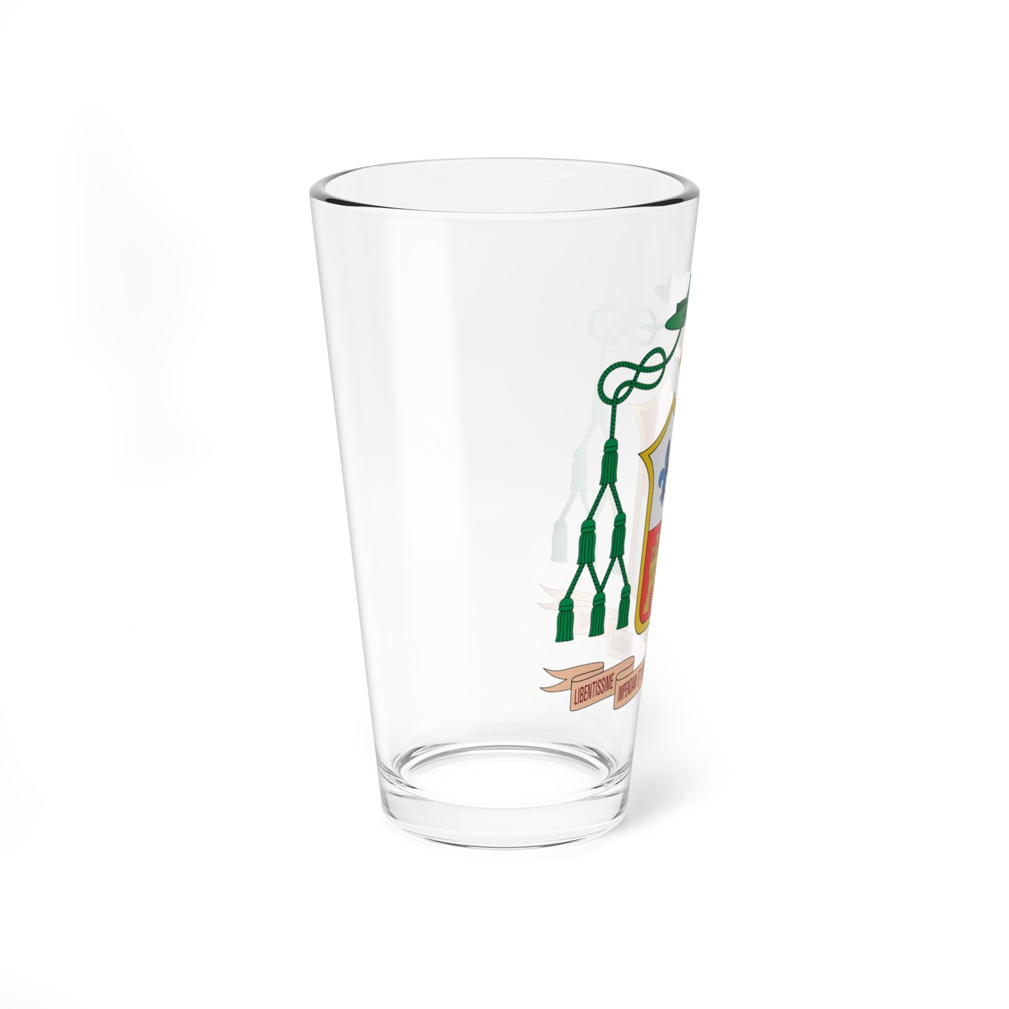 Escudo de Francisco José Pérez y Fernández-Golfín (Spain) (Coat of Arms) Pint Glass 16oz