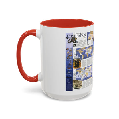 World Map - Exploration (1998) (Map) Accent Coffee Mug