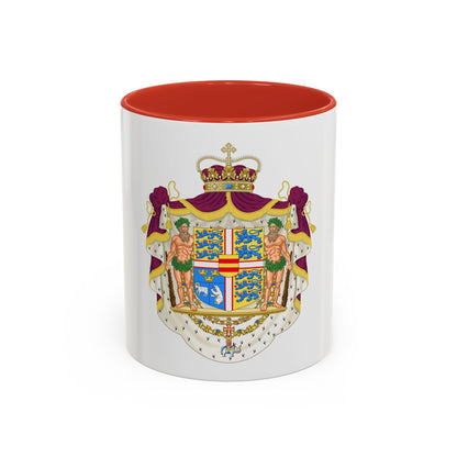 Coat of arms of the Crown Prince of Denmark - Accent Coffee Mug