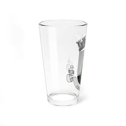 Crest of Mêda (Portugal) (Coat of Arms) Pint Glass 16oz
