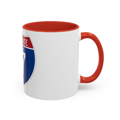 Interstate 17 (U.S. Highways) Accent Coffee Mug