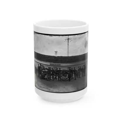 Arlington, Va. Gun Crew Of Company K, 2d New York Artillery, In Fort C.F. Smith (U.S. Civil War) White Coffee Mug