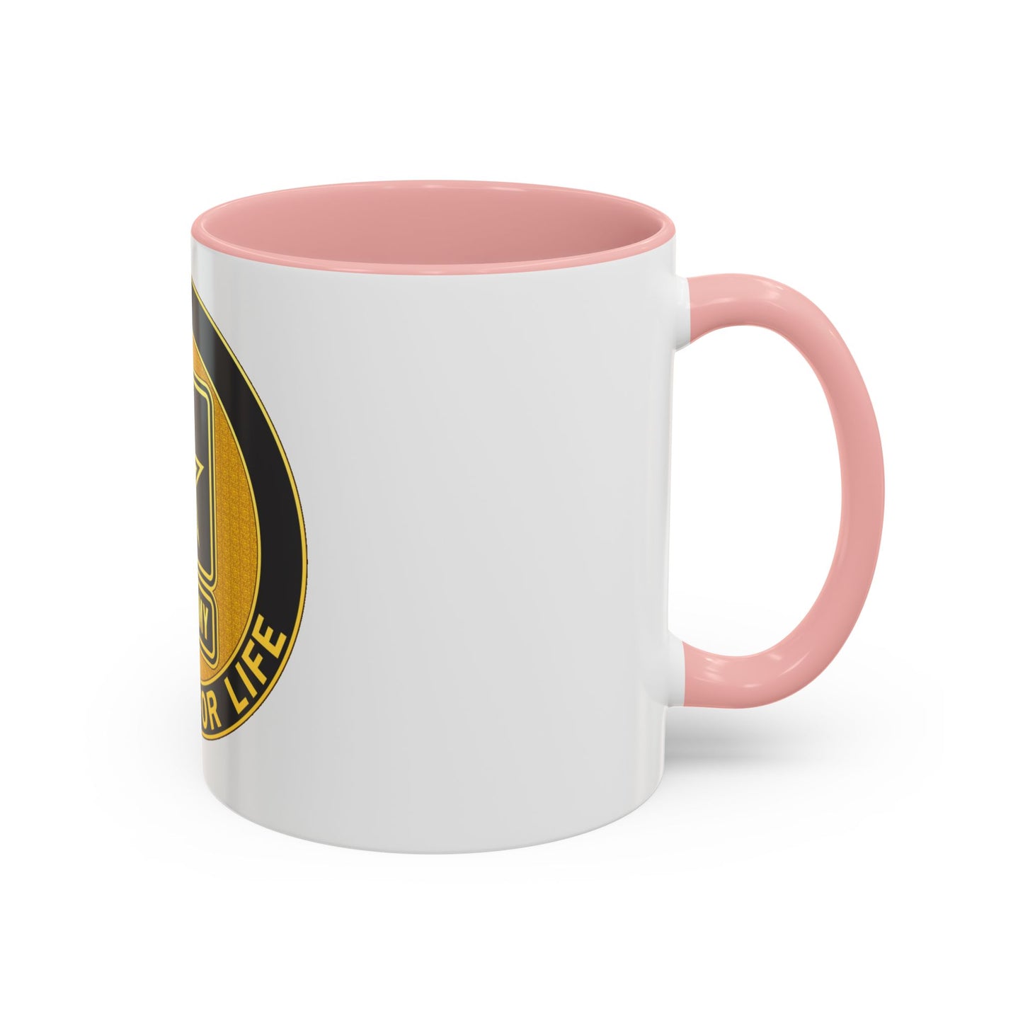 Soldier for Life Lapel Button (U.S. Army) Accent Coffee Mug