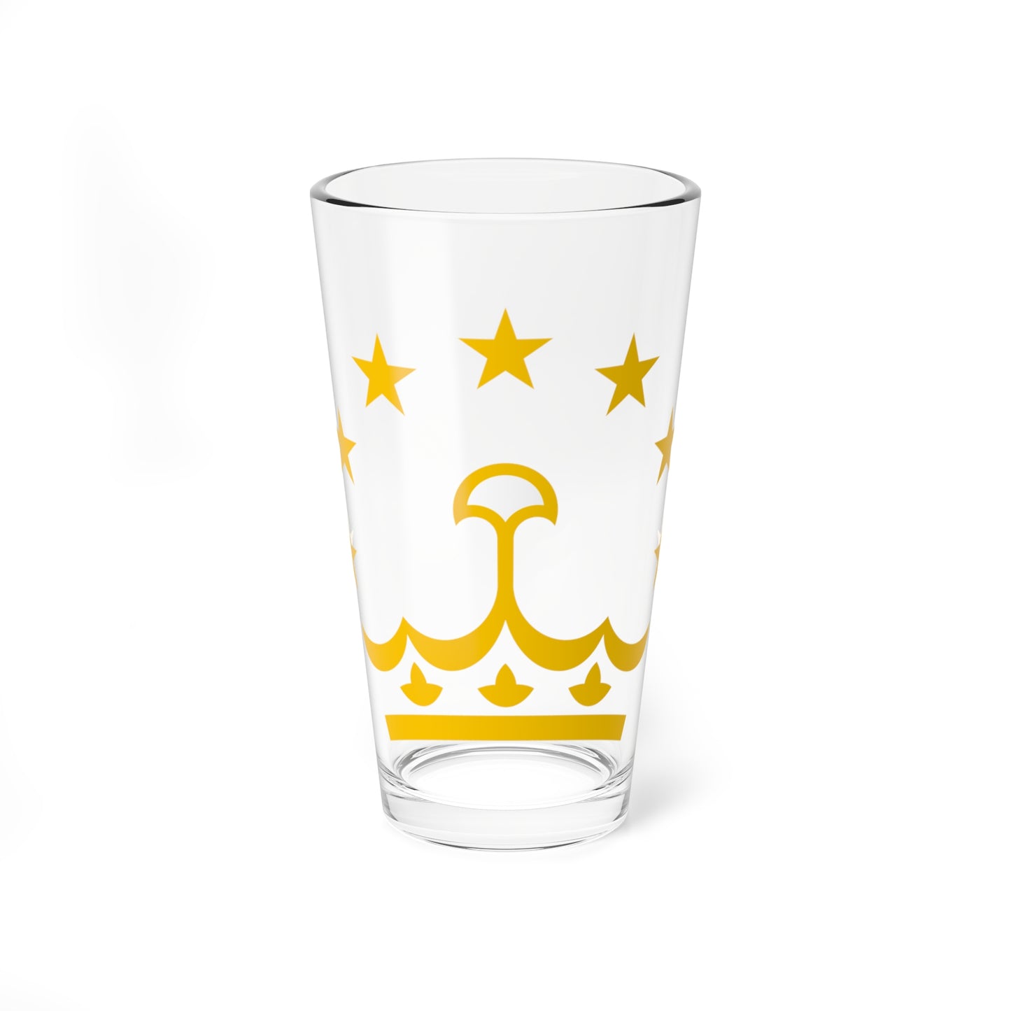 Tajikistan crown and stars (Tajikistan) (Coat of Arms) Pint Glass 16oz