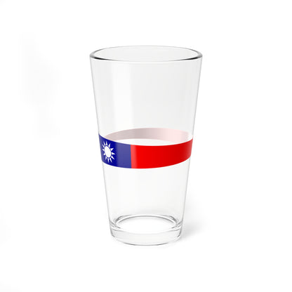 ROCN Commission Pennant (China) Pint Glass 16oz