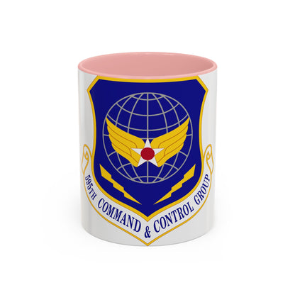 595 Command and Control Group AFSPC (U.S. Air Force) Accent Coffee Mug