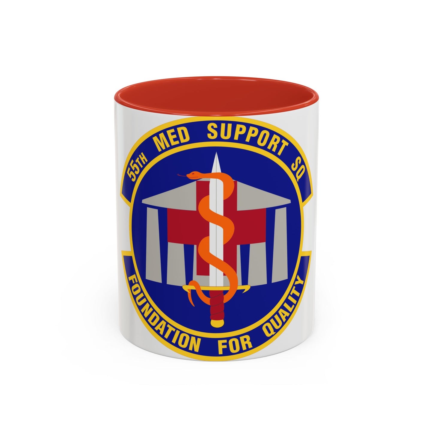 55th Medical Support Squadron (U.S. Air Force) Accent Coffee Mug