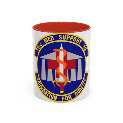 55th Medical Support Squadron (U.S. Air Force) Accent Coffee Mug