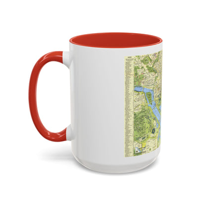 USA - Washington, Tourist (1964) (Map) Accent Coffee Mug