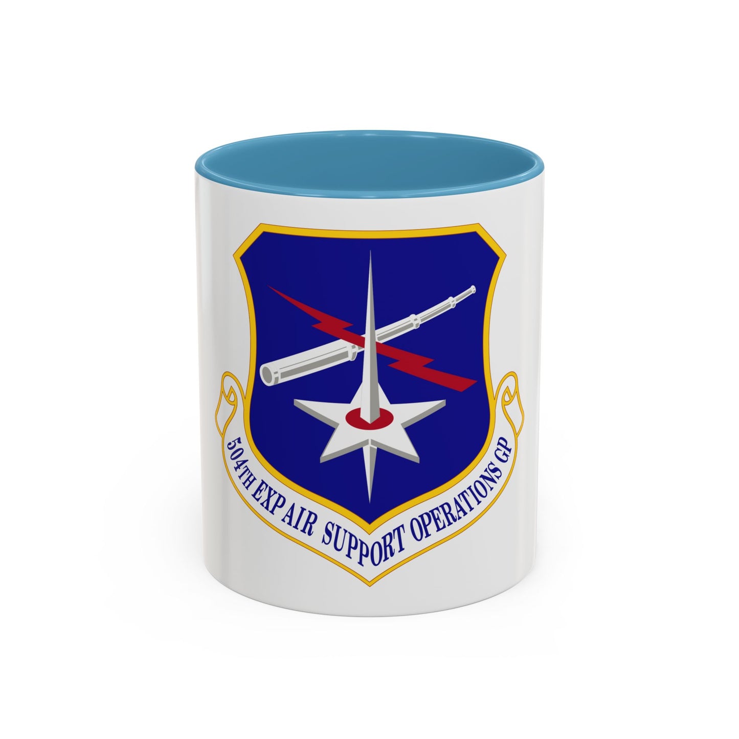 504th Expeditionary Air Support Operations Group (U.S. Air Force) Accent Coffee Mug
