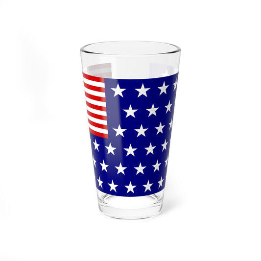 Reverse US Flag (United States) Pint Glass 16oz