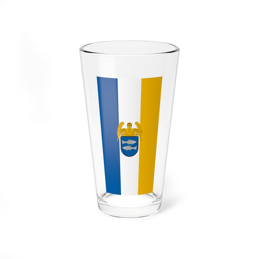 Flag of Halogy vertical (Hungary) Pint Glass 16oz